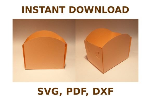 Burger Holder Template: A Versatile 3D SVG Shape for Lifestyle & Food Blog Graphics