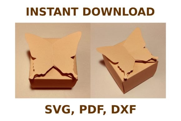 Butterfly Box Template: 3D SVG Design for Creative Sellers