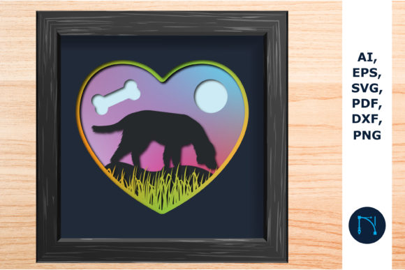 Dog Shadowbox 3D SVG with Heart: A Designerβs Real-Use Review