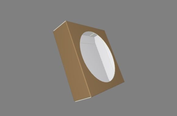 Gift Box Template SVG: A 3D Design for Branding and Marketing Impact