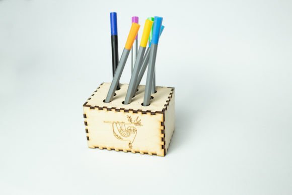 h1Sloth Pen Holder 3D SVG for Kids Craft Projectsh1