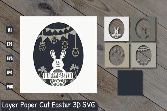 Layer Paper Cut Easter 3D SVG for Shadow Boxes: A Blogger’s Visual Upgrade