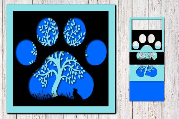 Layered 3D Cat Paw Print 3D SVG for Shadow Boxes: A Brand Designer’s Review
