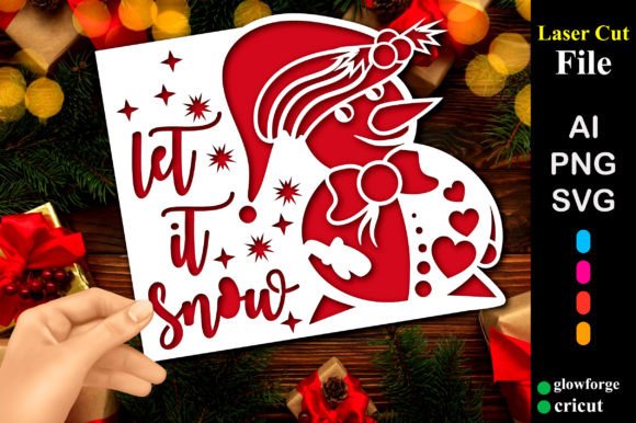 Let It Snow Christmas Papercut Card Review