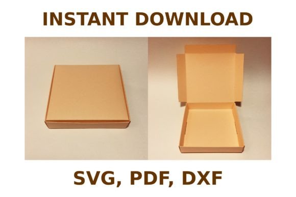 Pizza Box Template: A 3D SVG Design for Branding and Marketing