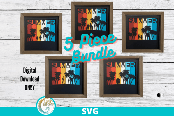 Retro Summer 3D SVG Bundle: Designing with Nostalgia and Dimension