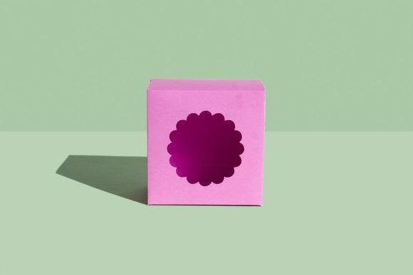 Testing the Square Box with Scallop Circle Window 3D SVG for Etsy & Print-on-Demand Shops